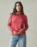Women's Vintage Crew Long Sleeve Tee - Washed Poppy